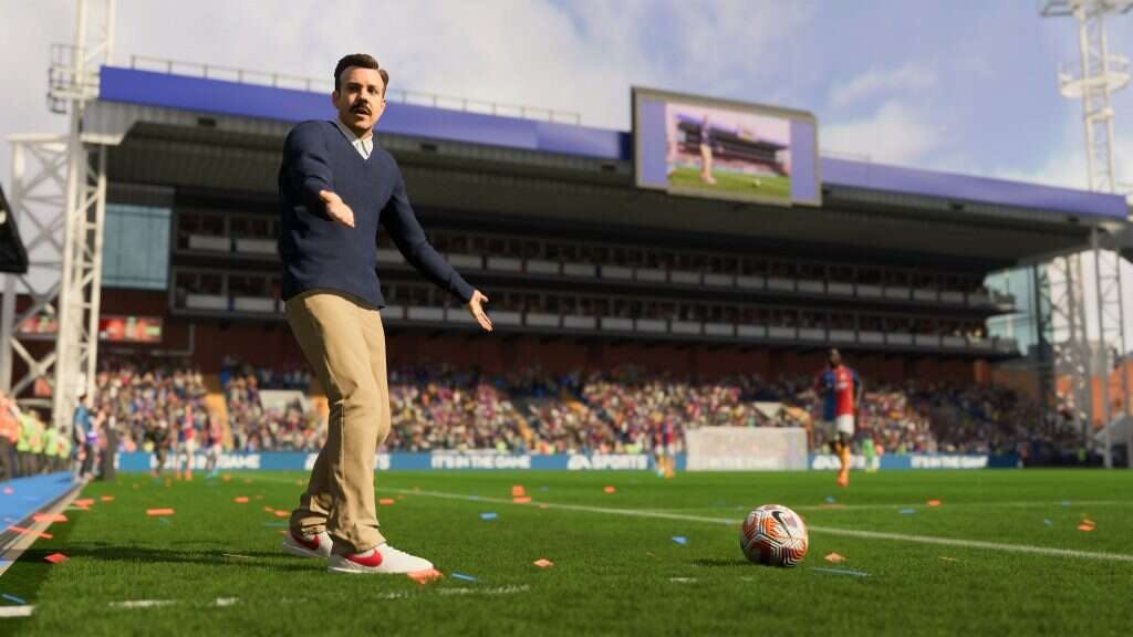 Ted Lasso in FIFA 23. Image Credit: EA Sports