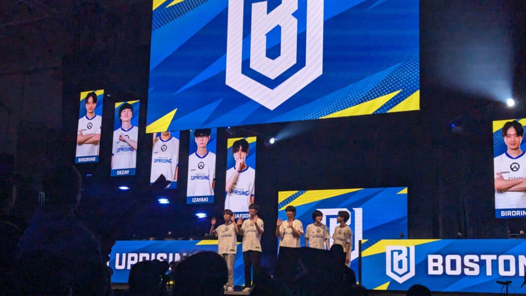 Boston Uprising went 3-1 against London Spitfire (Image via esports.gg)