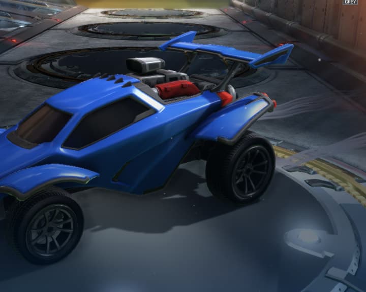 Grey Neon Bomb Trail