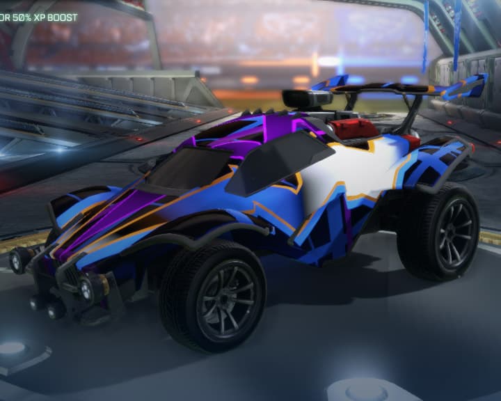 Purple Hyperplaid Animated Decal