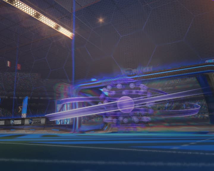 Purple Cyberspace Goal Explosion