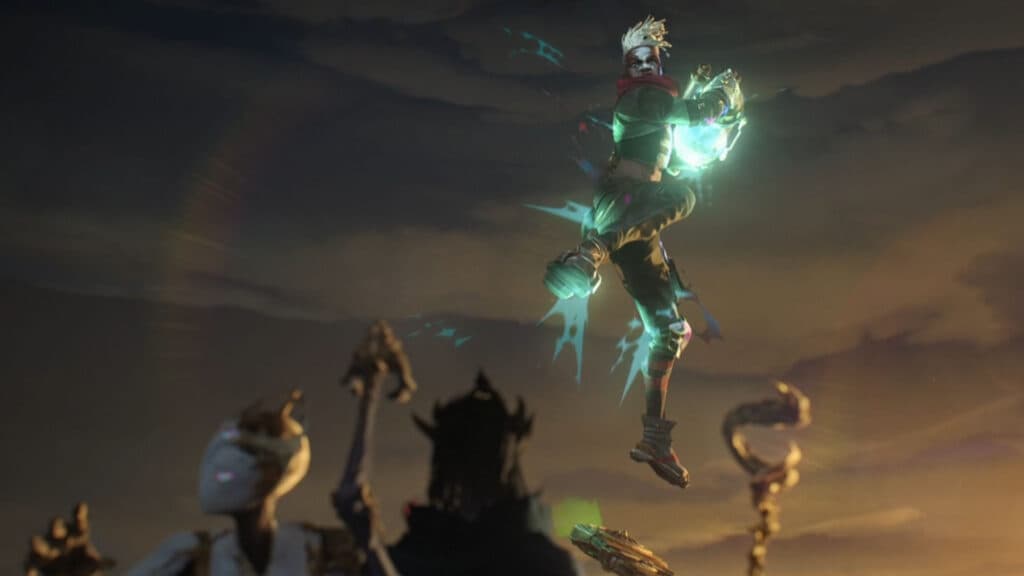 Ekko saved everybody with this attack (Screenshot by esports.gg via Arcane)