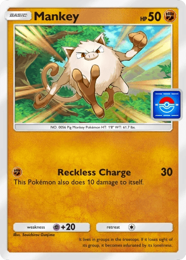 Mankey (Image via Pokémon TCG Pocket)