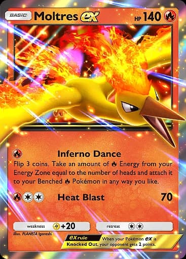 Moltres ex (Image via Pokémon TCG Pocket)