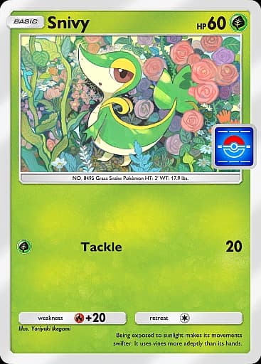 Snivy (Image via Pokémon TCG Pocket)