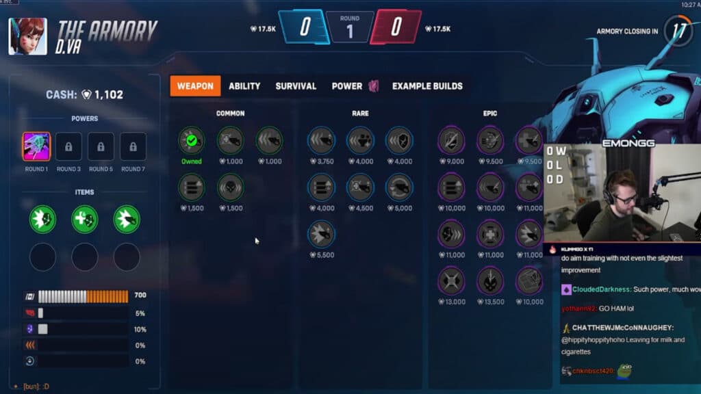 Emongg baby D.Va build