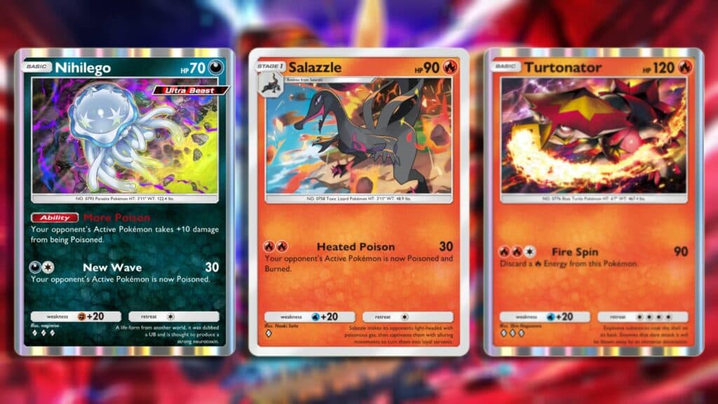All main cards for the Nihilego deck (Image via esports.gg)
