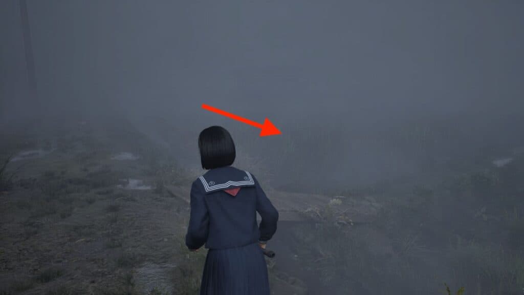 Take the narrow path between the rice fields (Screenshot via esports.gg)