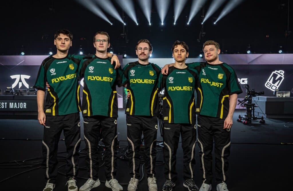 CS2 FlyQuest at Budapest Major 2025 (Image via FlyQuest)