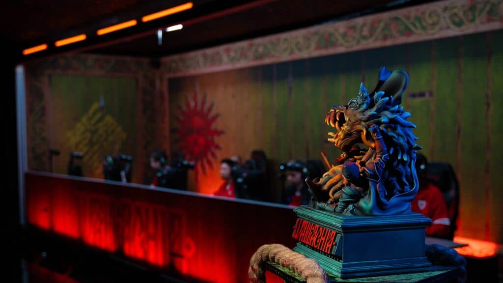 MOUZ against Team Liquid in the lower bracket finals (Image via PGL ESPORTS)