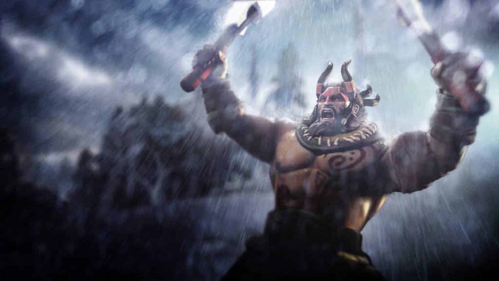 Gunnar is 5-3 on Beastmaster in official matches (Image via Valve)