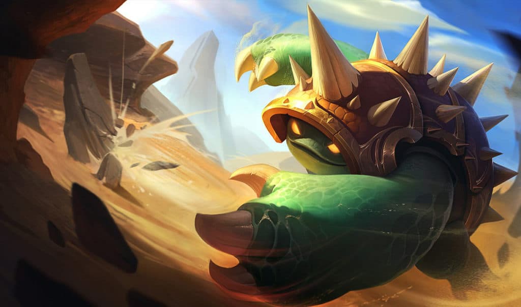 Rammus' ultimate has been reworked for patch 11.8 to allow him to fling himself towards his enemies