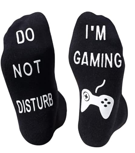 Gamer Socks Gifts for Him Gifts for Gamers Video Game Gamer Dad