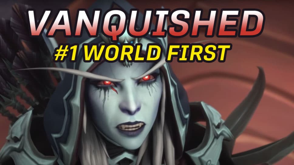 Sylvanas Down! Echo secure World First in the WoW RWF Sanctum of Domination cover image