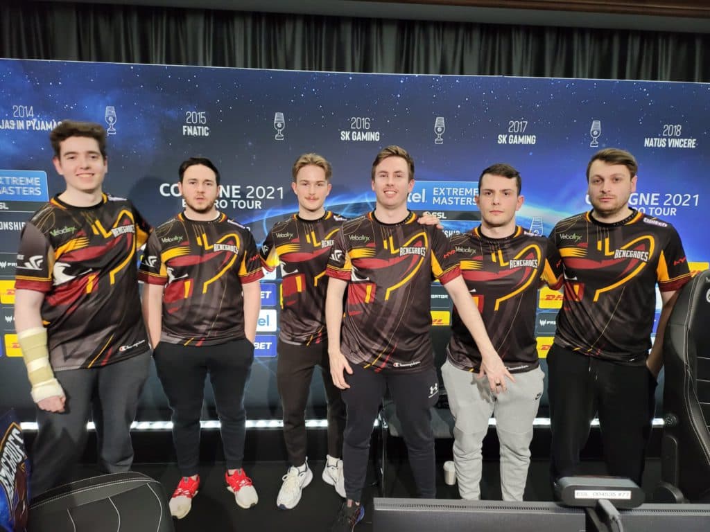 Renegades finished 13-16th at IEM Cologne 2021. Image Credit: <a href="https://twitter.com/Renegades/status/1415237059233472512" target="_blank" rel="noreferrer noopener">Renegades' Twitter.</a>