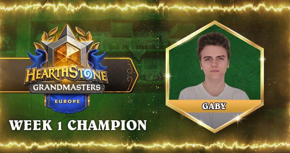 15-Year-Old Gaby wins EU Hearthstone Grandmasters Week 1 cover image