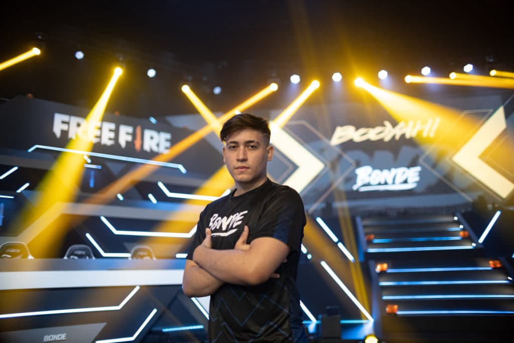 Level Up, jogador e dono do Bonde -<strong> <em>Imagem: Bruno Alvares &amp; Jéssica Liar/Garena</em></strong>