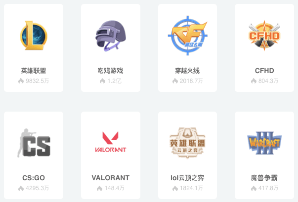 This is what fans of PUBG are now greeted by upon opening DouYu: A helmet instead of the game's official logo, and a subtitle simply reading "Chicken Game".
