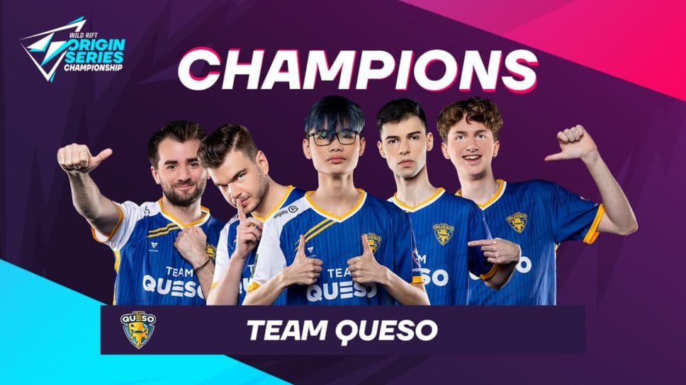 Team Queso upset Rix.gg to win Wild Rift Origin Series Stockholm Championship 2021 cover image