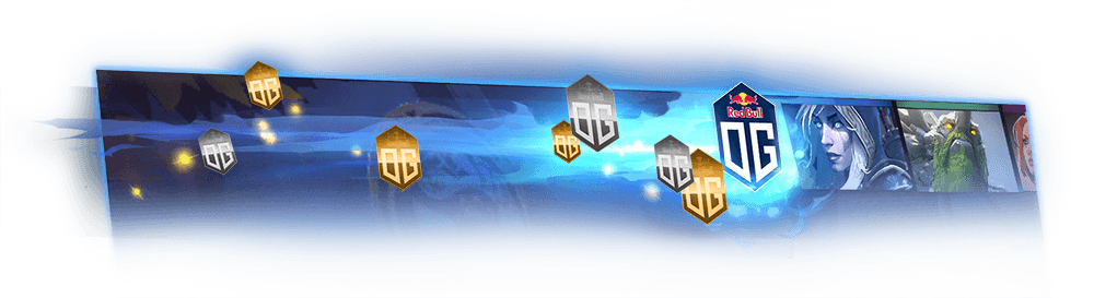 Visual representations highlight the support for a team at TI10. There will also be audience roar depending on the number of cheers a team gets. Image Credit: <a href="https://www.dota2.com/newsentry/2998826055793257220">Valve</a>.