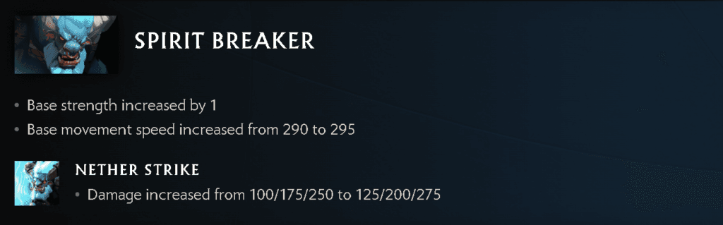 Spirit Breaker Patch 7.30e