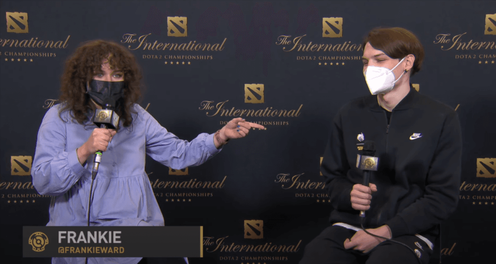 Frankie was one of the hosts at TI10.