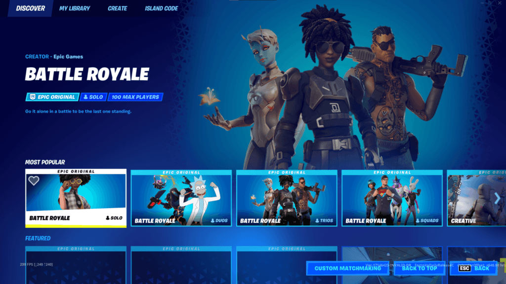 Launch Fortnite