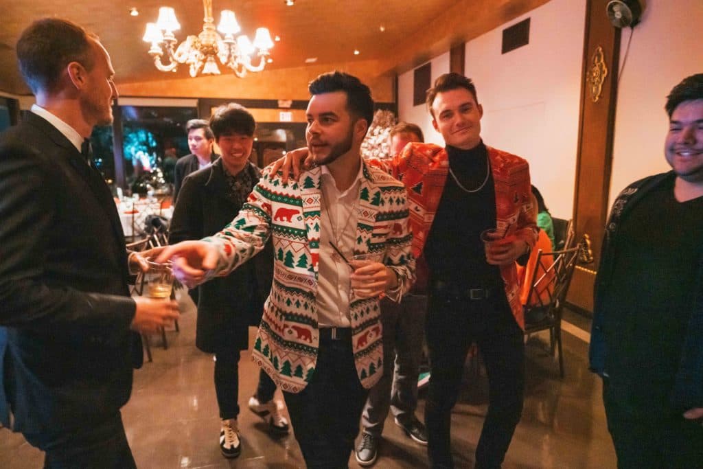 Jackson Dahl with 100 Thieves CEO Matt "Nadeshot" Haag (Image from his <a href="https://medium.com/@jdahl/reflections-on-building-100-thieves-4edc3c553cff" target="_blank" rel="noreferrer noopener">Medium blog</a>)