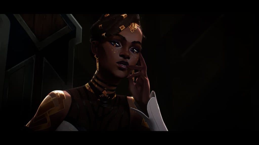 Mel Medarda, uma política intrigante e uma líder ambiciosa.