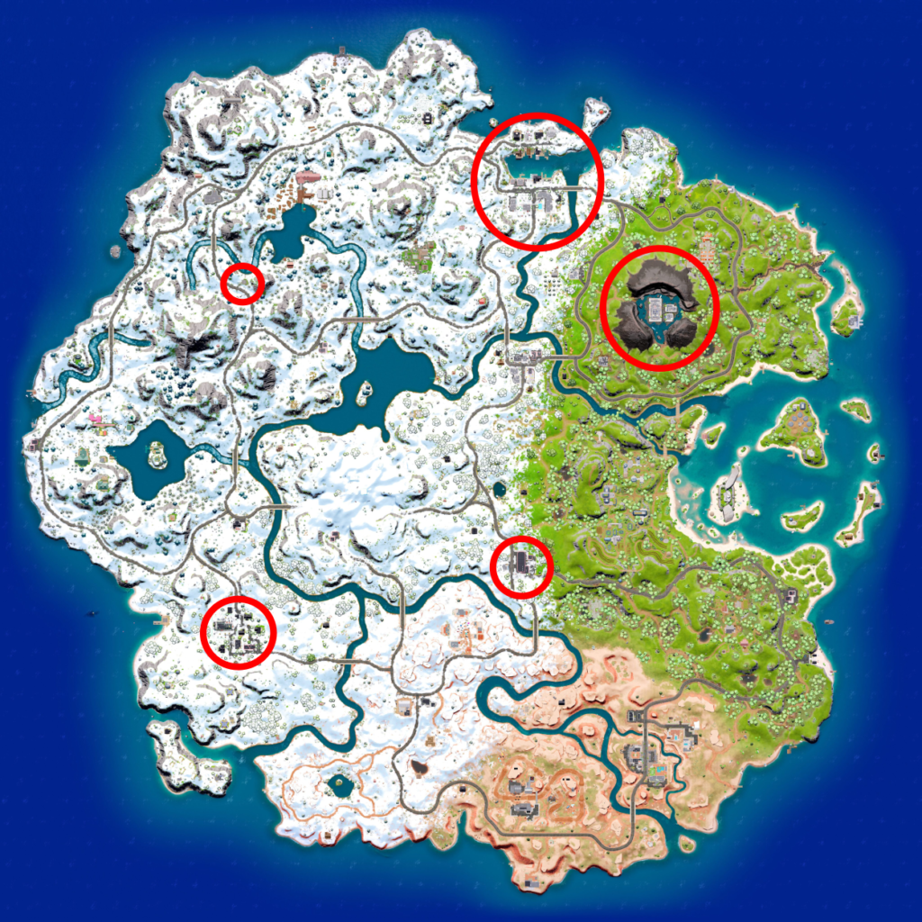 Where land in Fortnite Chapter 3?