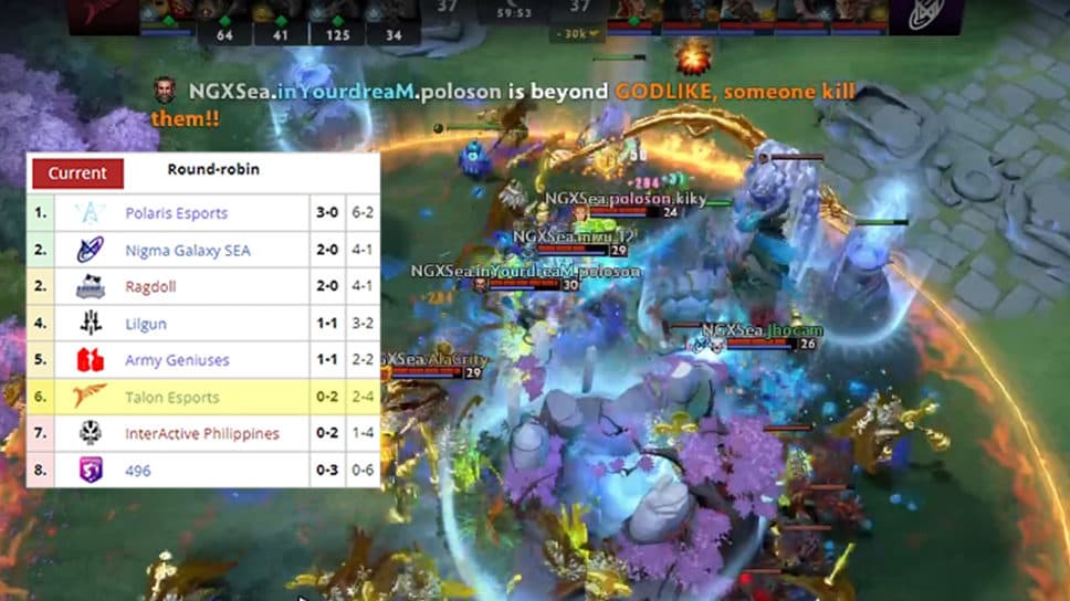 Division 1 promotion looking tough for Talon Esports as they go 0-2 in DPC after defeat to Nigma Galaxy SEA cover image