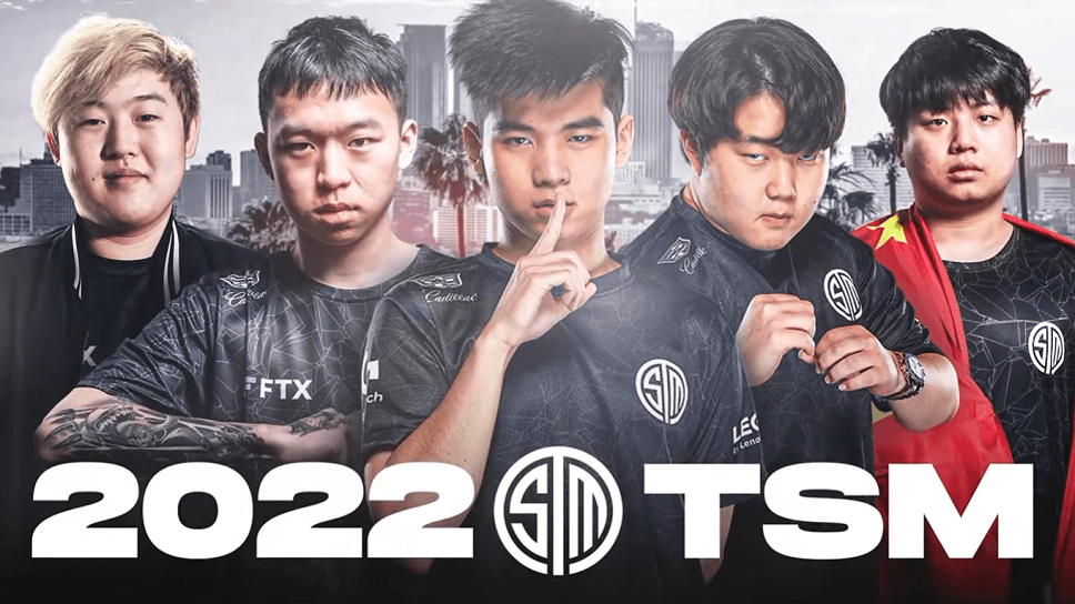 The 2022 TSM Roster without SwordArt.