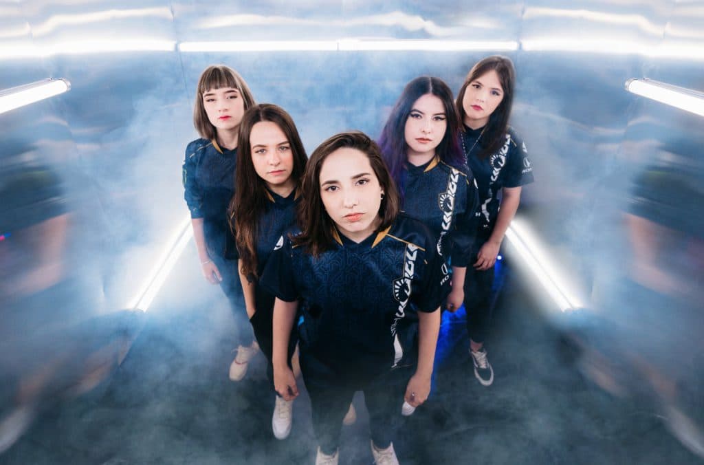 Equipe da Team Liquid BR, daiki, naxy, nat1, bstrdd e naxy (esquerda à direita) - Reprodução: Team Liquid BR