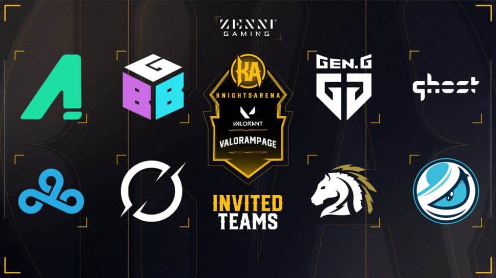 Knights Arena Valorampage: Teams, Format, Prize pool and more cover image