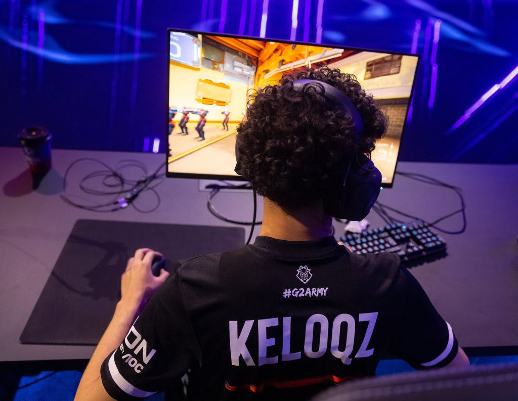 BERLIN, GERMANY - SEPTEMBER 12: G2 Esports' Cista "keloqz" Wassim competes at the VALORANT Champions Tour 2021: Stage 3 Masters on September 12, 2021 in Berlin, Germany. (Photo by Colin Young-Wolff/Riot Games)