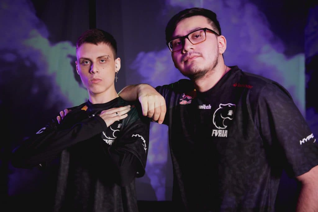 qck e nzr, da FURIA, durante o Champions 2021 - Reprodução: VALORANT Esports