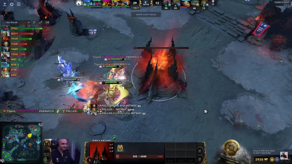 The International 10 finals, Team Spirit VS PSG.LGD.