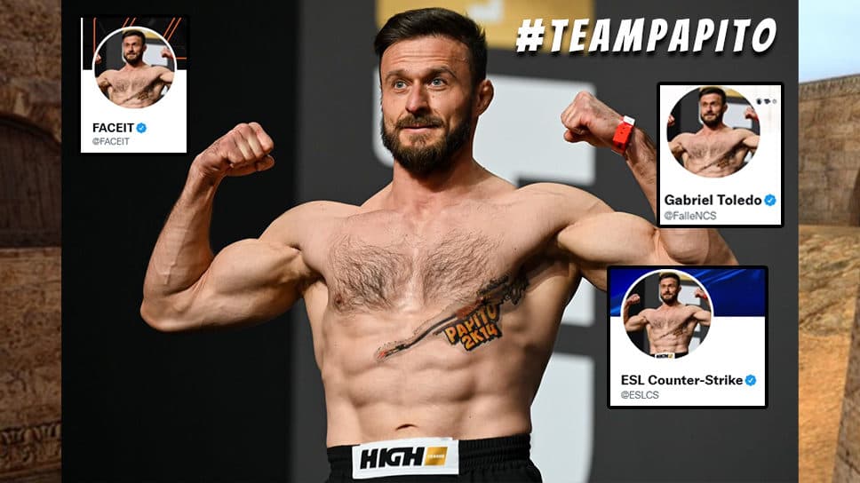 Counter-Strike legend Pasha to make MMA fighting debut tonight. Twittersphere unites to support him! #TeamPapito cover image