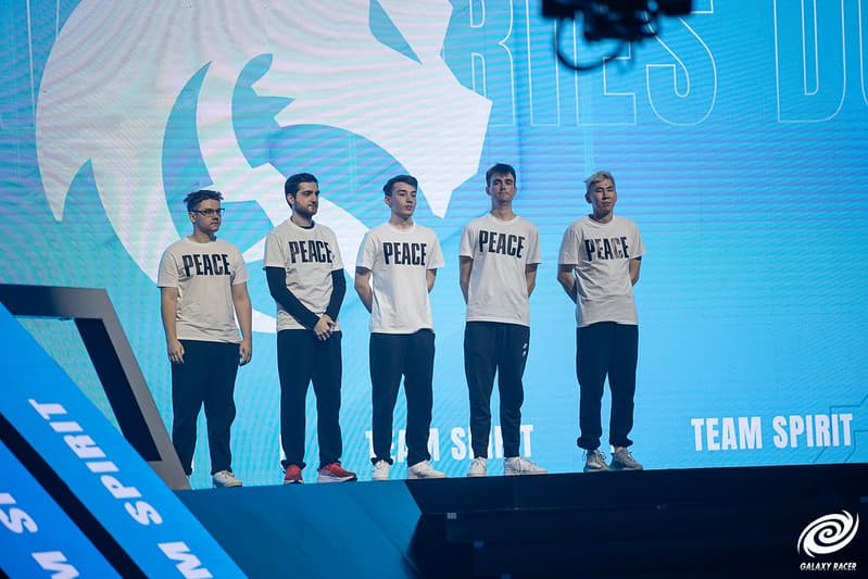 Team Spirit during GAMERS GALAXY: Dota 2 Invitational