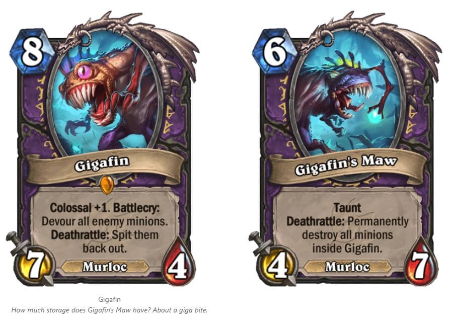 Gigafin, Warlock's Colossal Legendary Minion