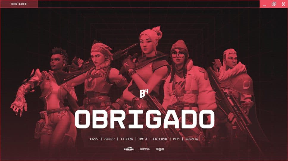 B4 dispensa time masculino de Valorant cover image