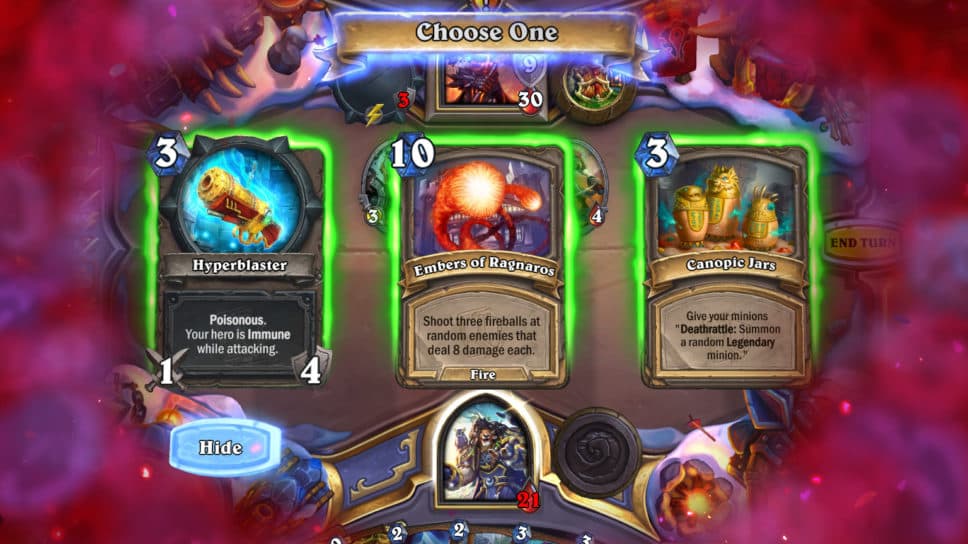 Kazakusan Hearthstone Treasures Tier List. Dominate the most powerful card of the Miniset cover image