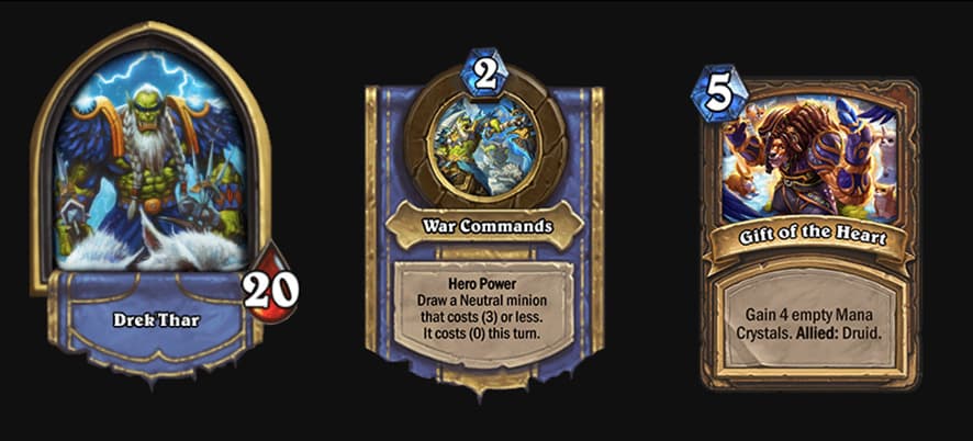 Seleção de tesouro e poder heroico do Drek'Thar