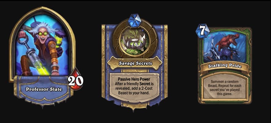 Seleção de tesouro e poder heroico do Professor Ardósia