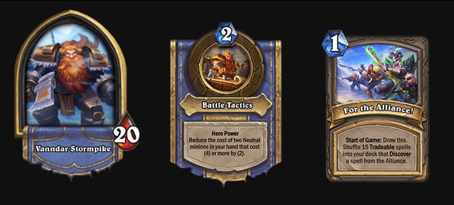 Seleção de tesouro e poder heroico do Vanndar