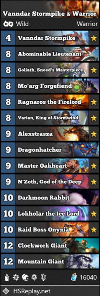 Deck de duelo do Drek’Thar (Druida)