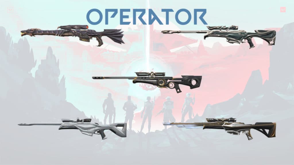 As skins de Operador - Reprodução