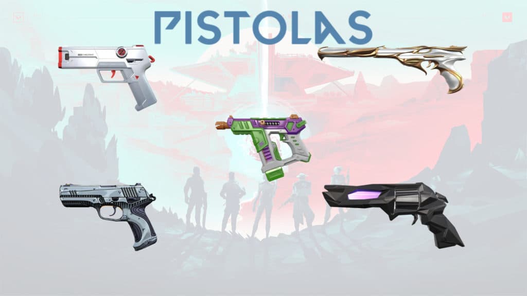 As skins de Pistolas no geral - Reprodução