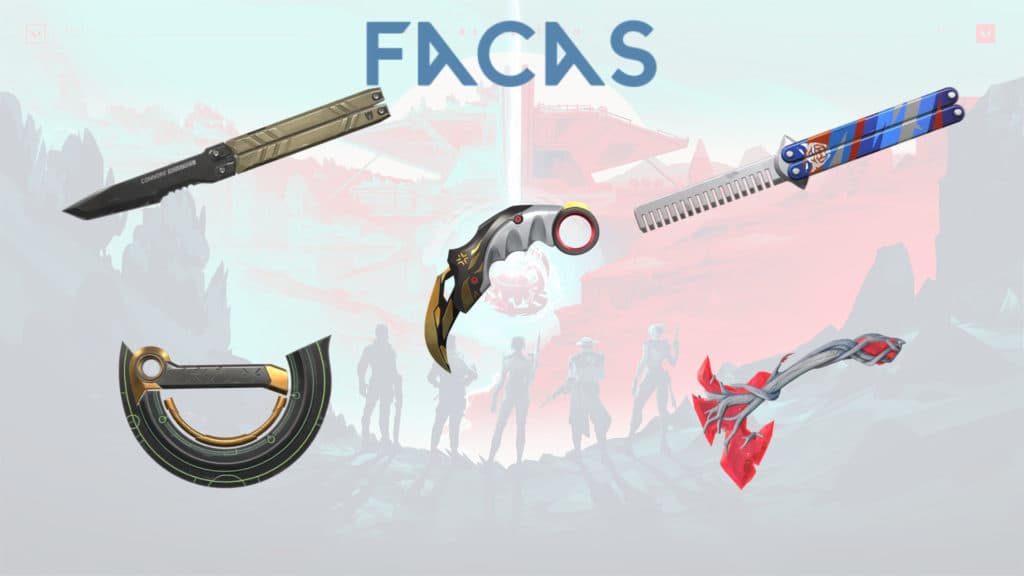 As skins de Faca - Reprodução