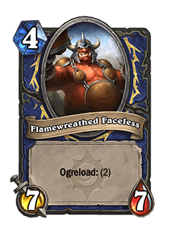 The Flamewreathed Faceless card for April Fool's Day. Image via Blizzard Entertainment.